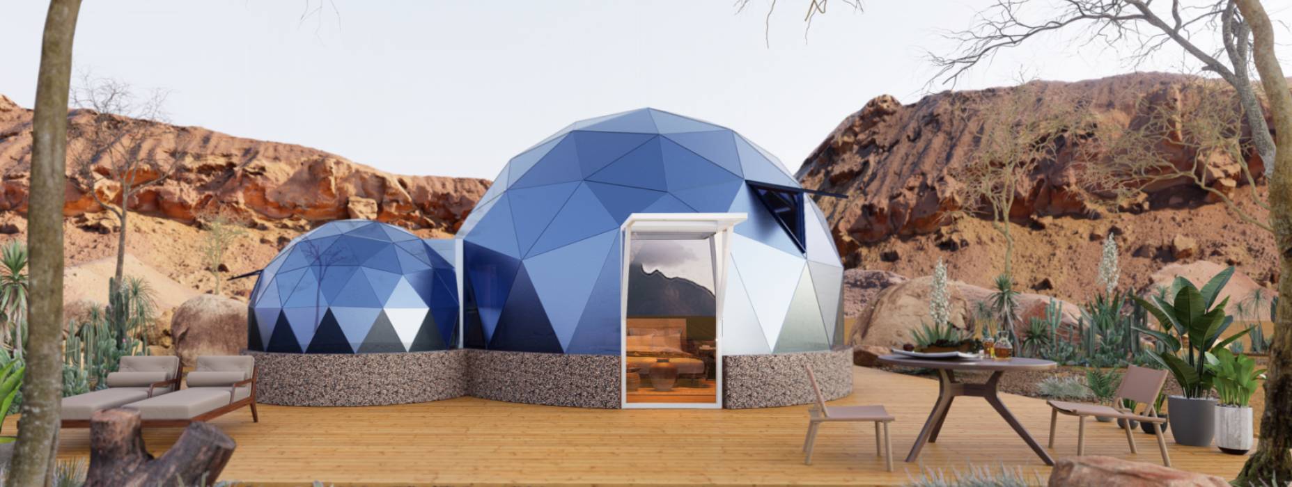 柳城县球形智能光伏玻璃星空房